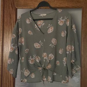 Vici Millibon Cropped Blouse